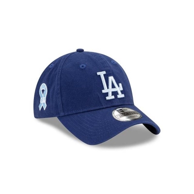 Blue Los Angeles Dodgers Hat - New Era MLB Father's Day 9TWENTY Adjustable Caps USA2460358